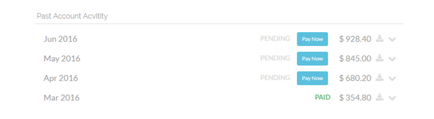 Account Activity