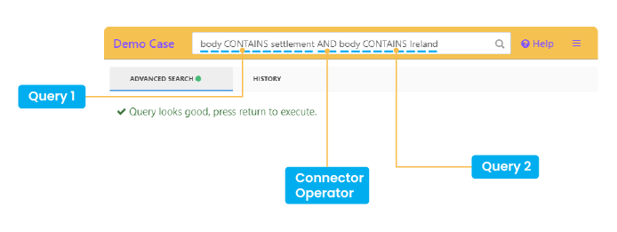 Structure your advanced search query