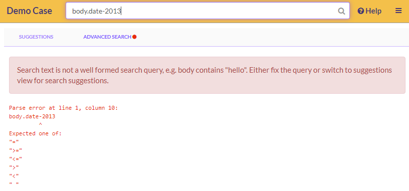 Identifying syntax errors