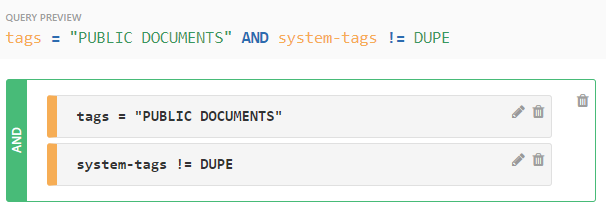 Omit dupes in searches in the advanced search view