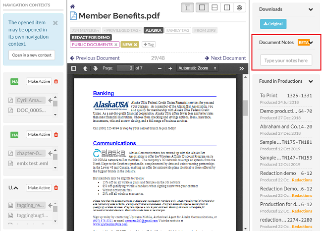 View Document in Document Viewer