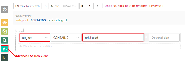 Perform a search and tag all the results that are to be excluded