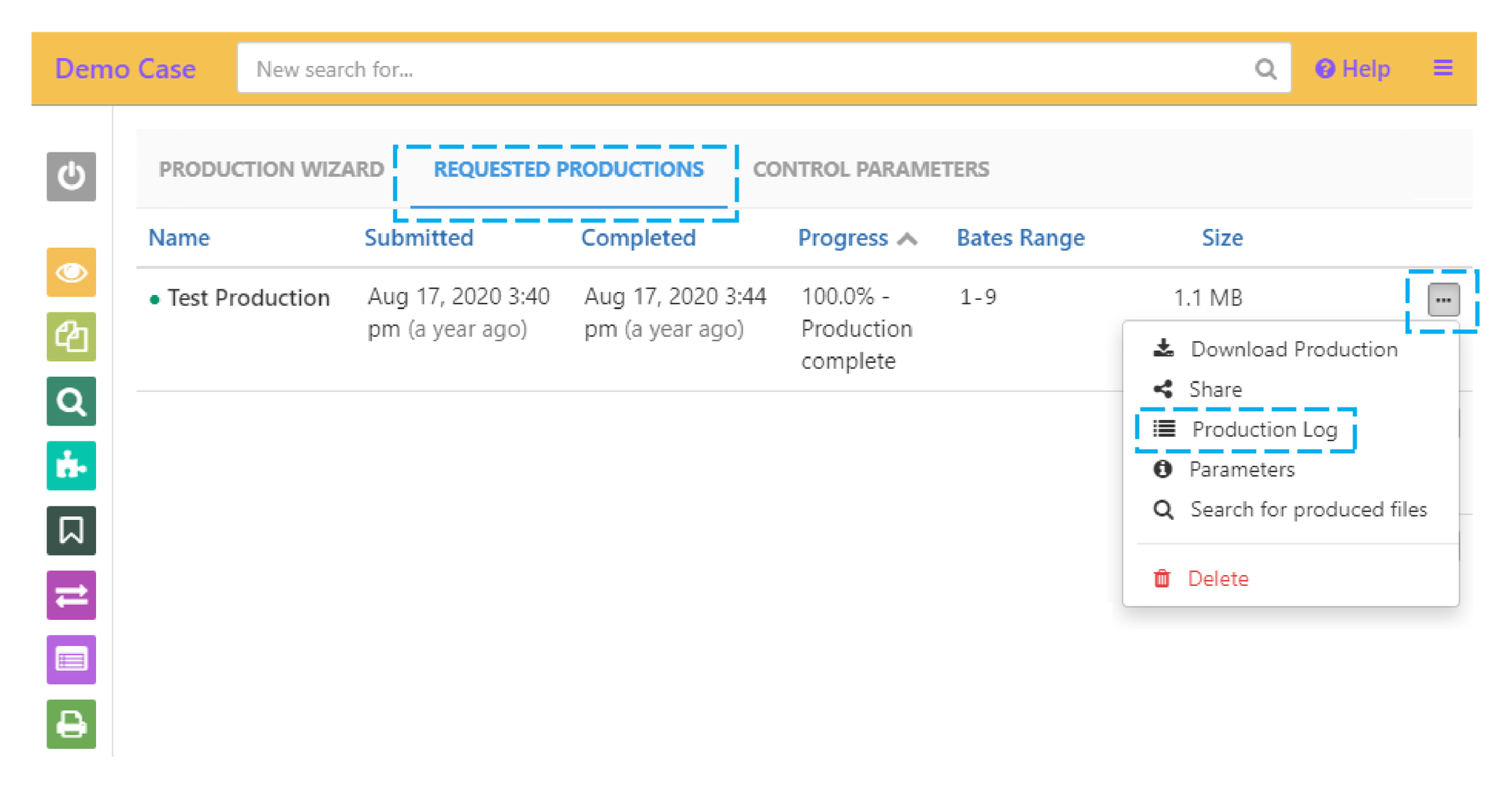 Production productions