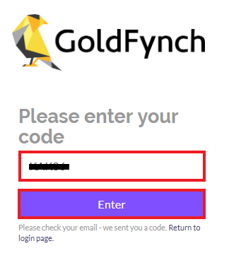 Enter the code