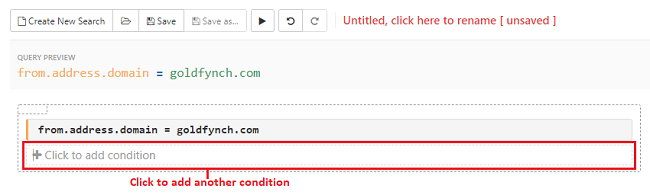Add another condition box