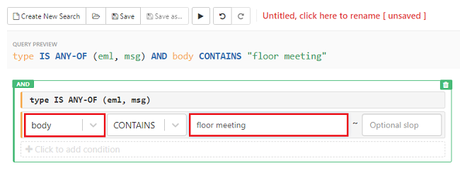 Enter the search text