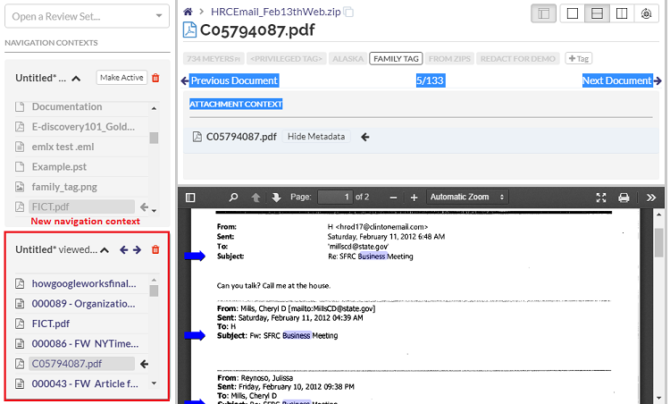 After new context is opened